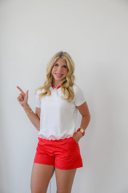 Rally Red Shorts