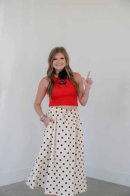 The Dottie Days Maxi Skirt