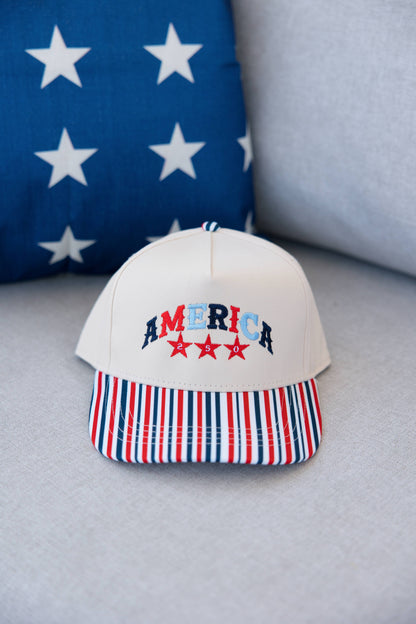 America 250 Striped Hat 