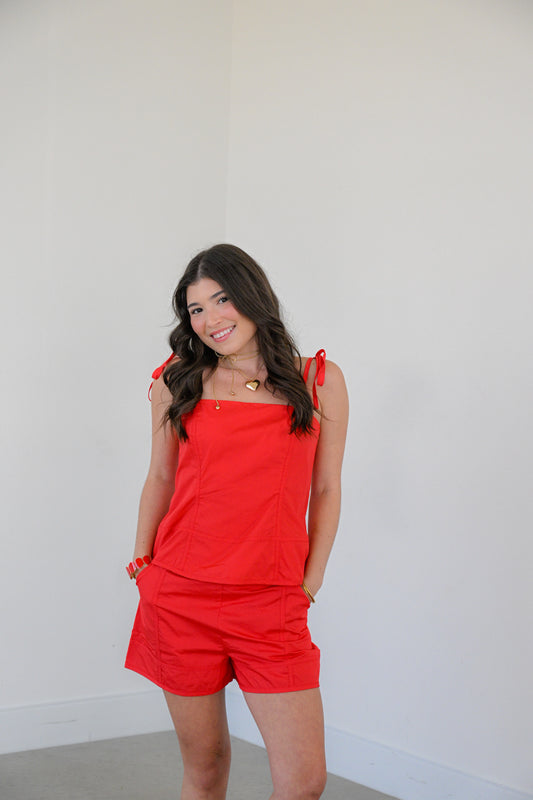 Rally Red Top