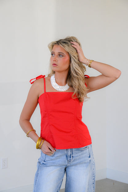 Rally Red Top