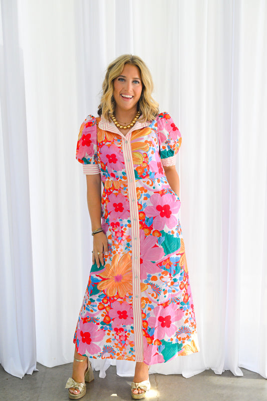Floral Vacation Dress