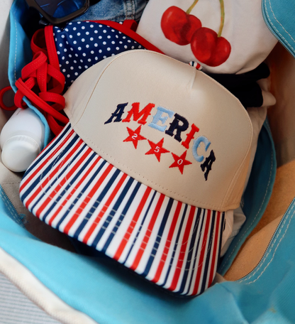 America 250 Striped Hat 